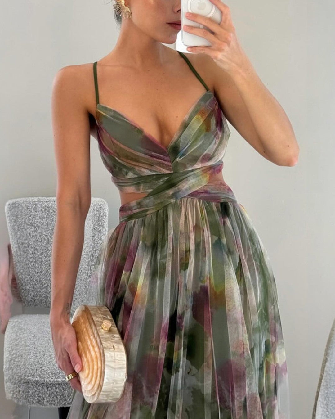 Giselle - Betoverende jurk met bloemenprint