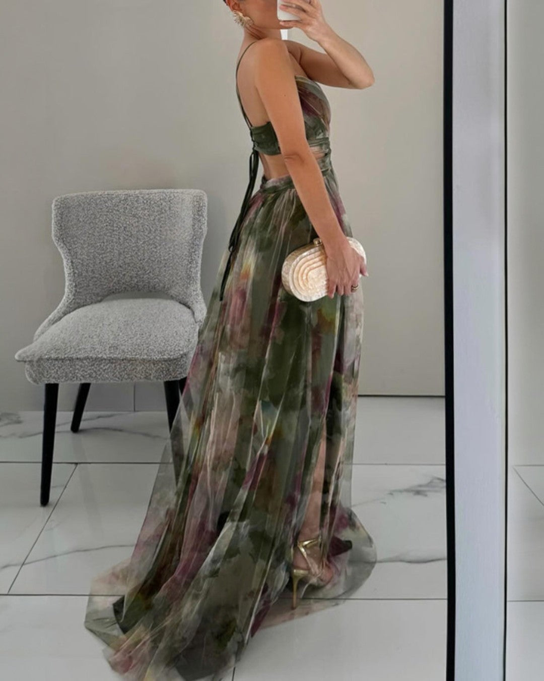 Giselle - Betoverende jurk met bloemenprint