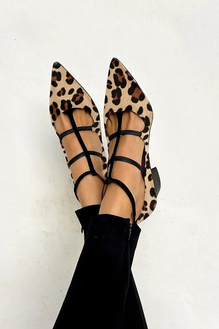 Sophie™ | Elegant Heeled Shoe with Leopard Print