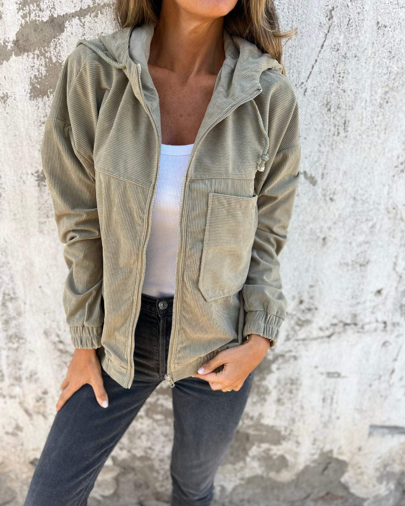 Ella™ | Zomerjas met capuchon en ritssluiting