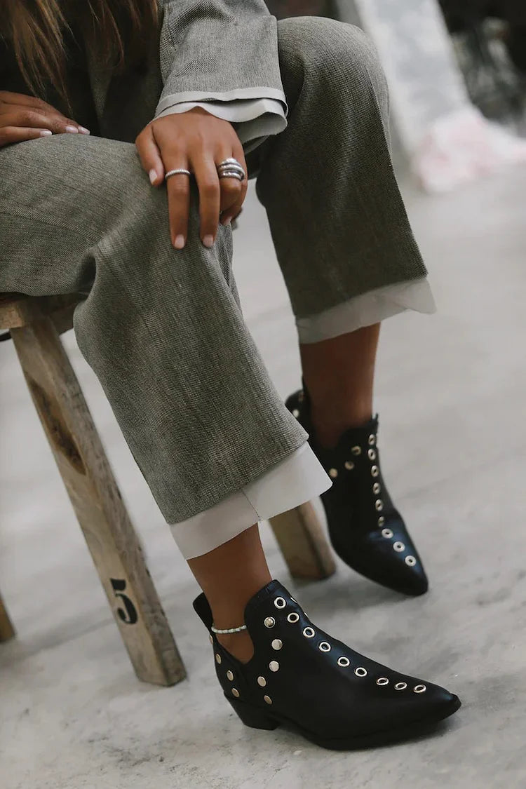 Noor™ | Ankle Boots with Studs