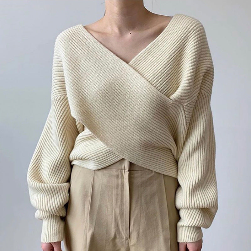 LindenBoutique® | Elegante kruisgebreide trui