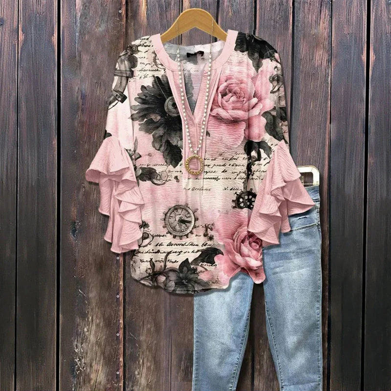 Melinda - Casual Vintage Blouse