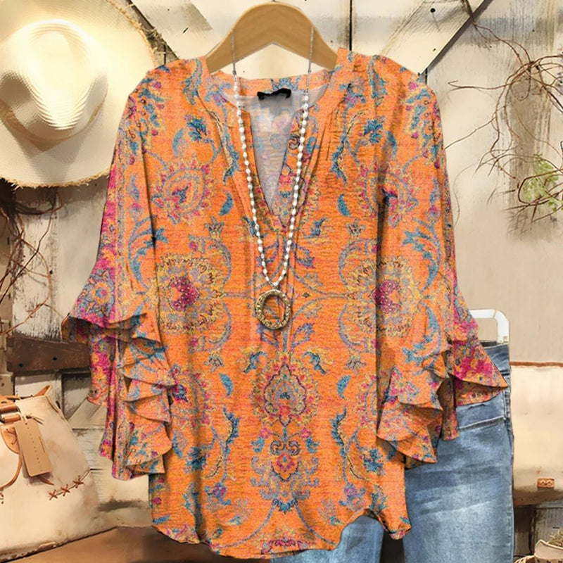 Melinda - Casual Vintage Blouse