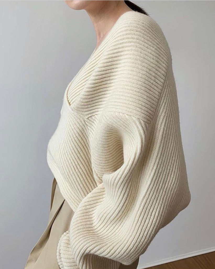 LindenBoutique® | Elegante kruisgebreide trui