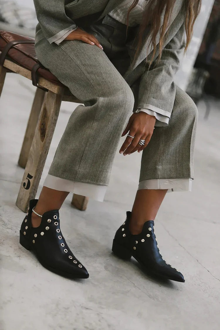 Noor™ | Ankle Boots with Studs