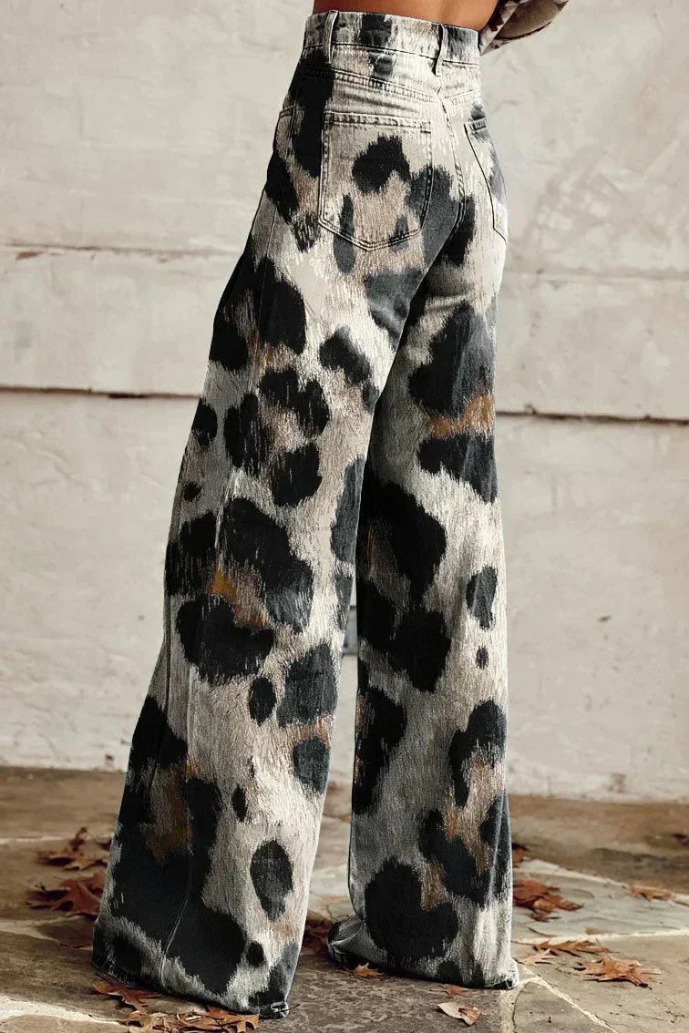 LindenBoutique® | Boho Vintage Broek met Chic Print