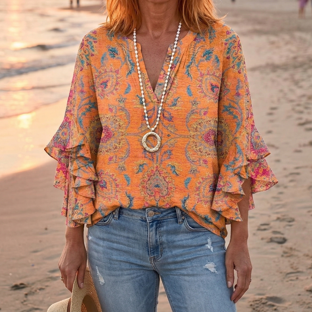 Melinda - Casual Vintage Blouse