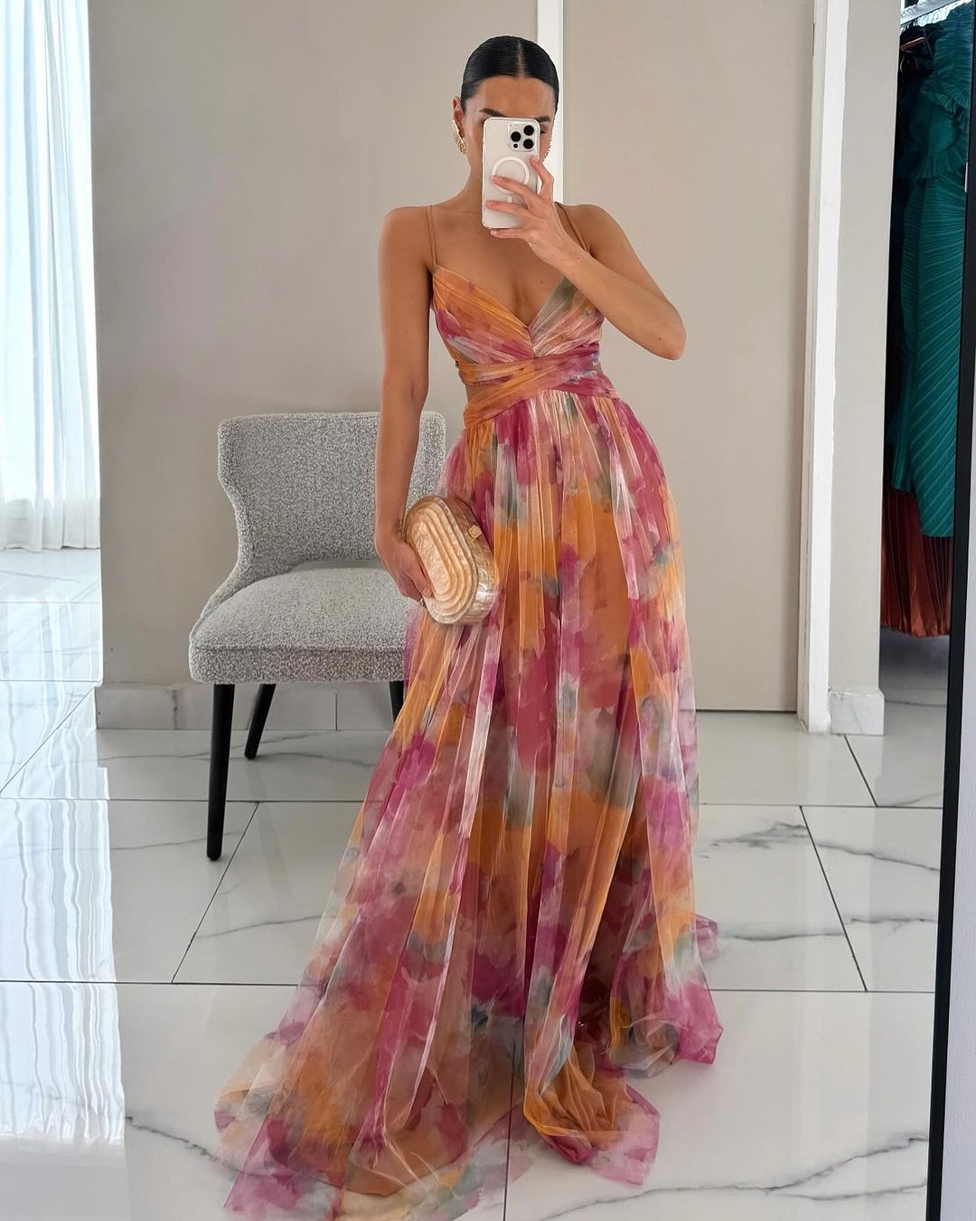 Giselle - Betoverende jurk met bloemenprint