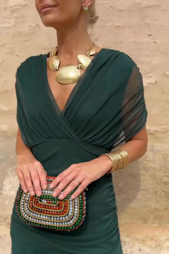 Louise | Elegante Feestjurk met V-hals