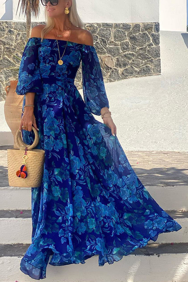 Yara™ | Romantische Bloemen Maxi-jurk
