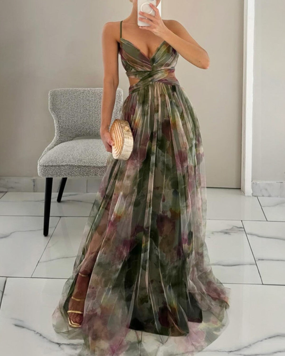 Giselle - Betoverende jurk met bloemenprint