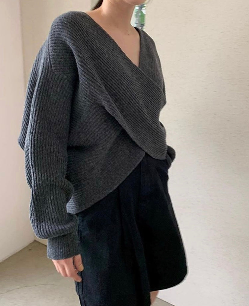 LindenBoutique® | Elegante kruisgebreide trui