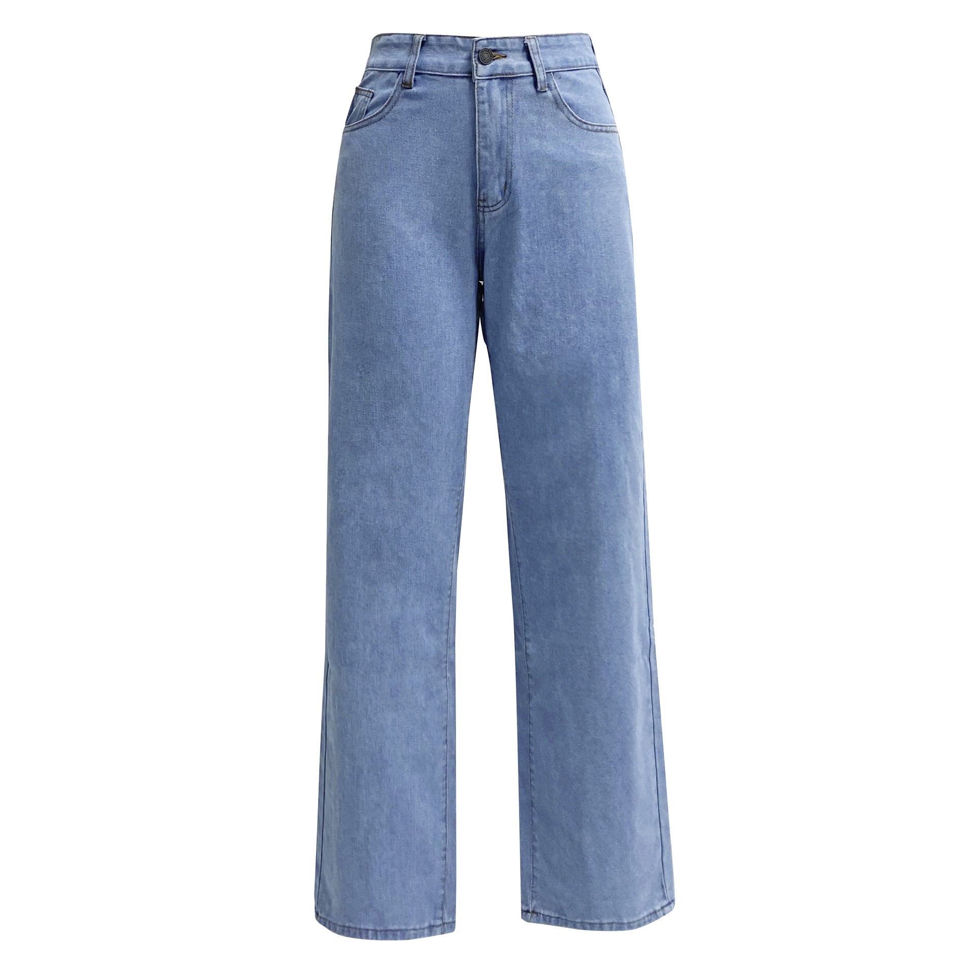 LindenBoutique® | Blauwe Rechte Spijkerbroek