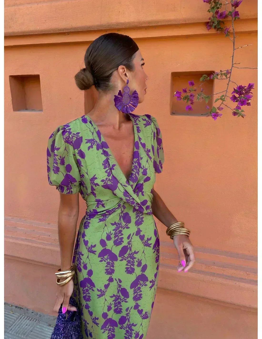 Lieke™ | Kleurrijke Zomerse Printjurk