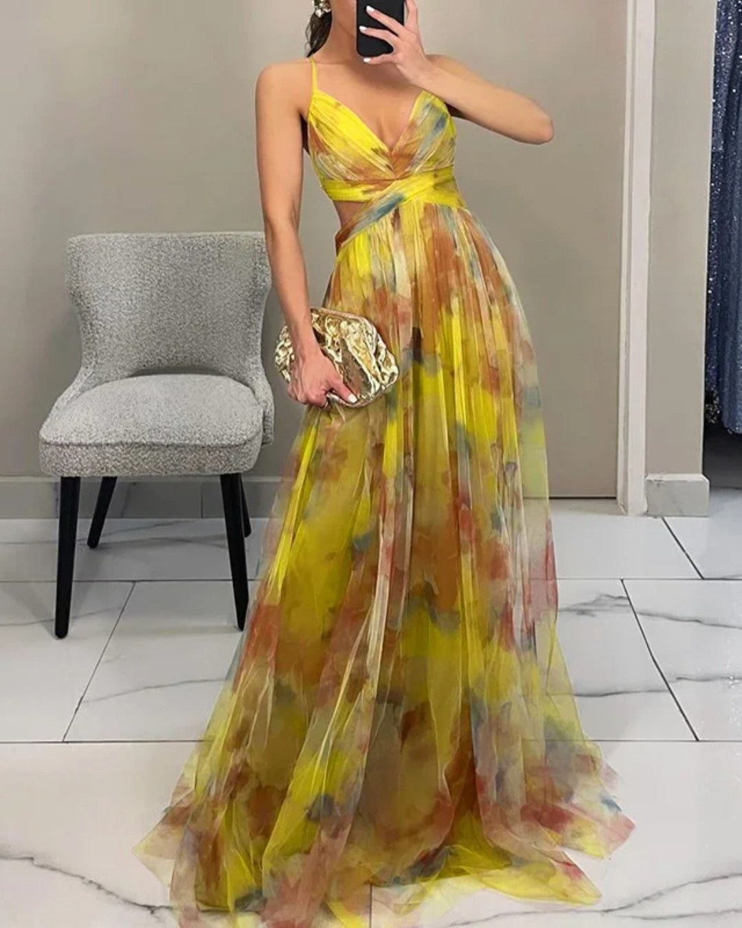 Giselle - Betoverende jurk met bloemenprint