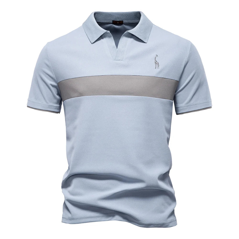 LindenBoutique™ | Heren Polo Met Kleurenblok