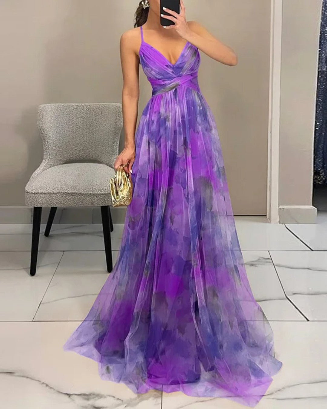 Giselle - Betoverende jurk met bloemenprint