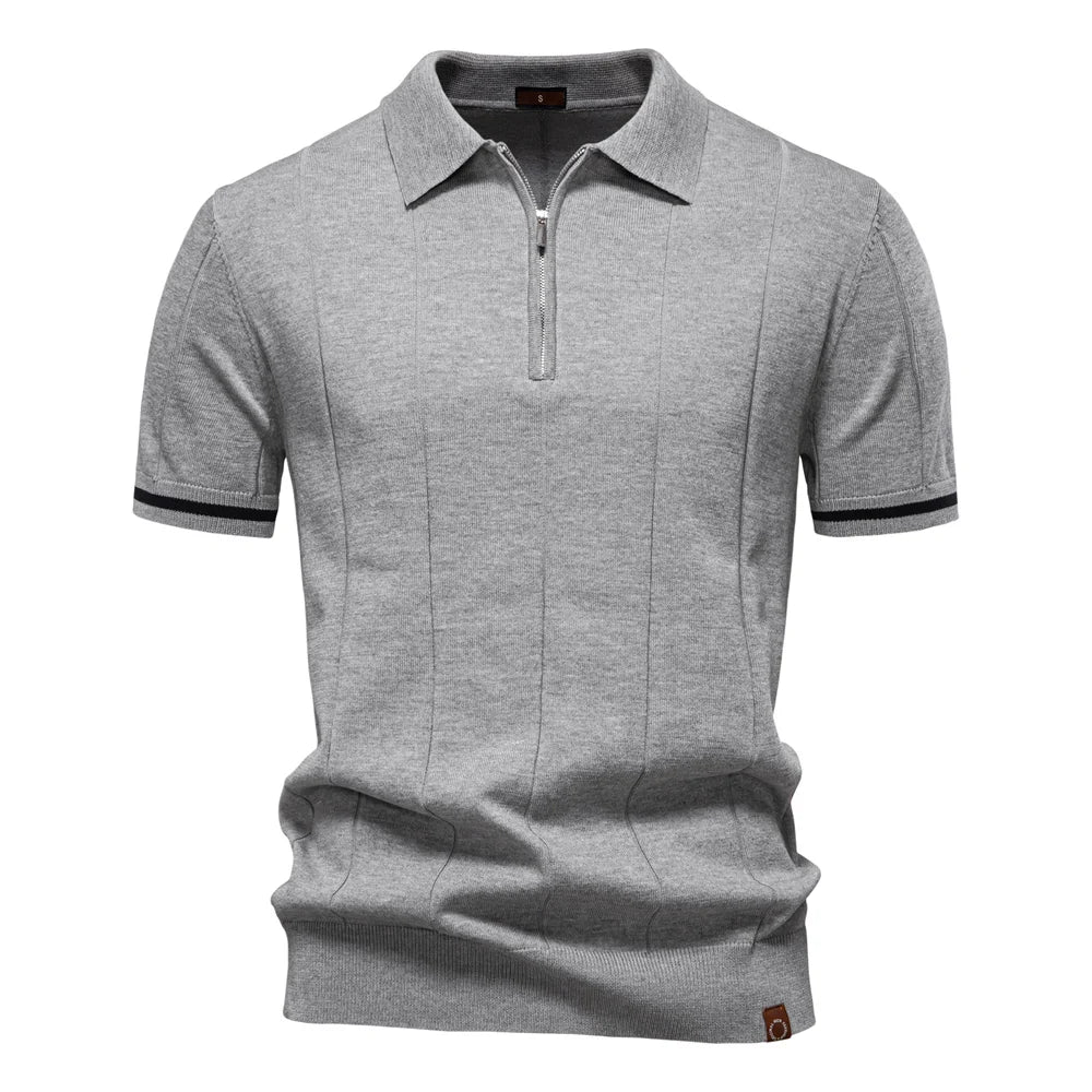 LindenBoutique™ | Heren Polo Shirt Met Rits