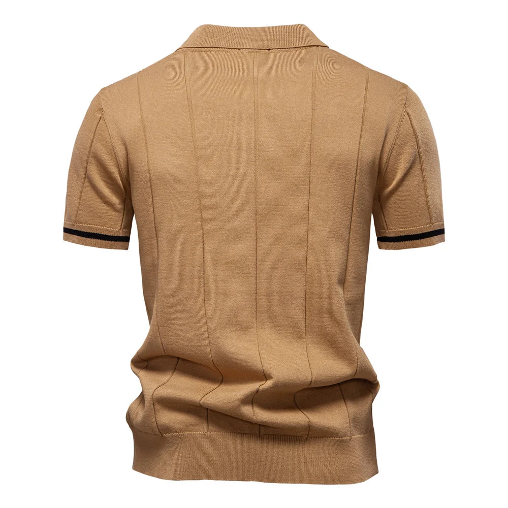 LindenBoutique™ | Heren Polo Shirt Met Rits
