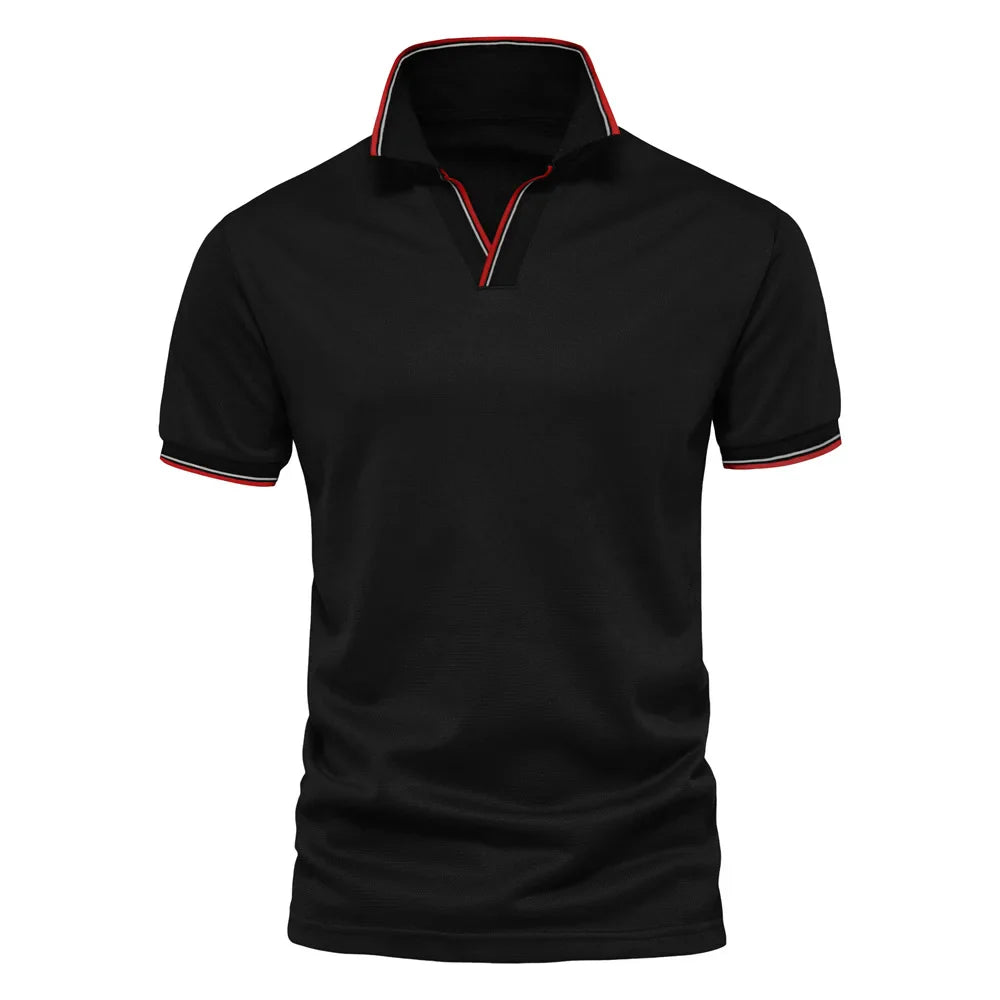 LindenBoutique™ | Heren Polo Met V-hals