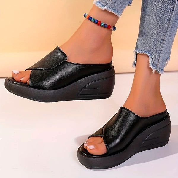 Eliza – Orthopedic Slip-on Wedge Sandals