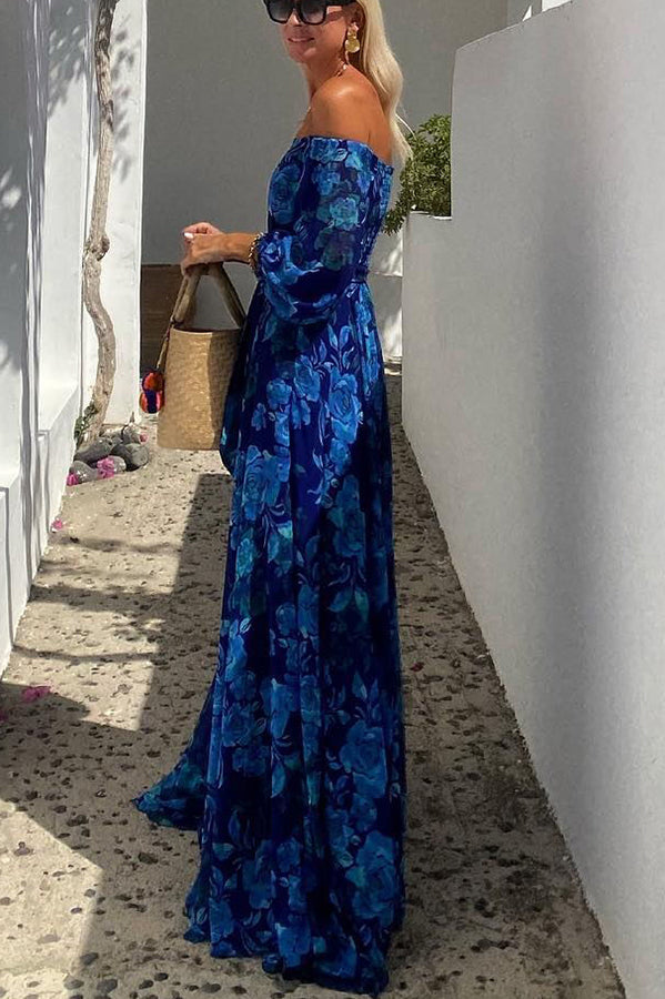 Yara™ | Romantische Bloemen Maxi-jurk