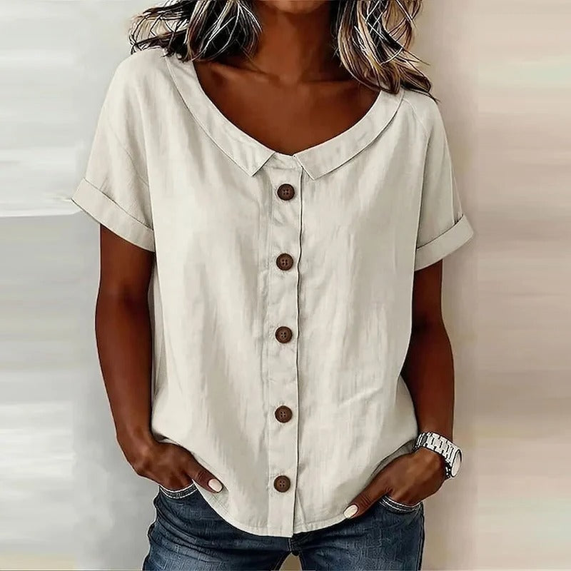 Mabel | Loose-fitting Summer Blouse