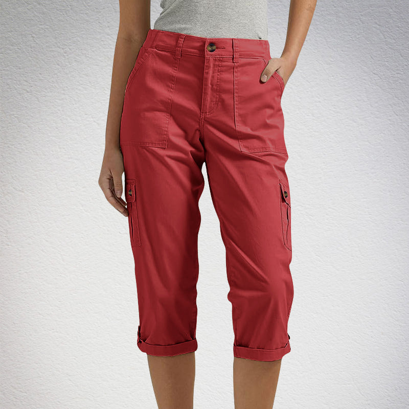 LindenBoutique® | Capri Broek met Meerdere Zakken en Comfortabele Pasvorm voor Maximale Bewegingsvrijheid